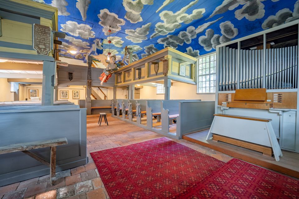 Taufengel in der Fischerkirche Ferch , Foto: Martin Karnbach, Lizenz: Gemeinde Schwielowsee